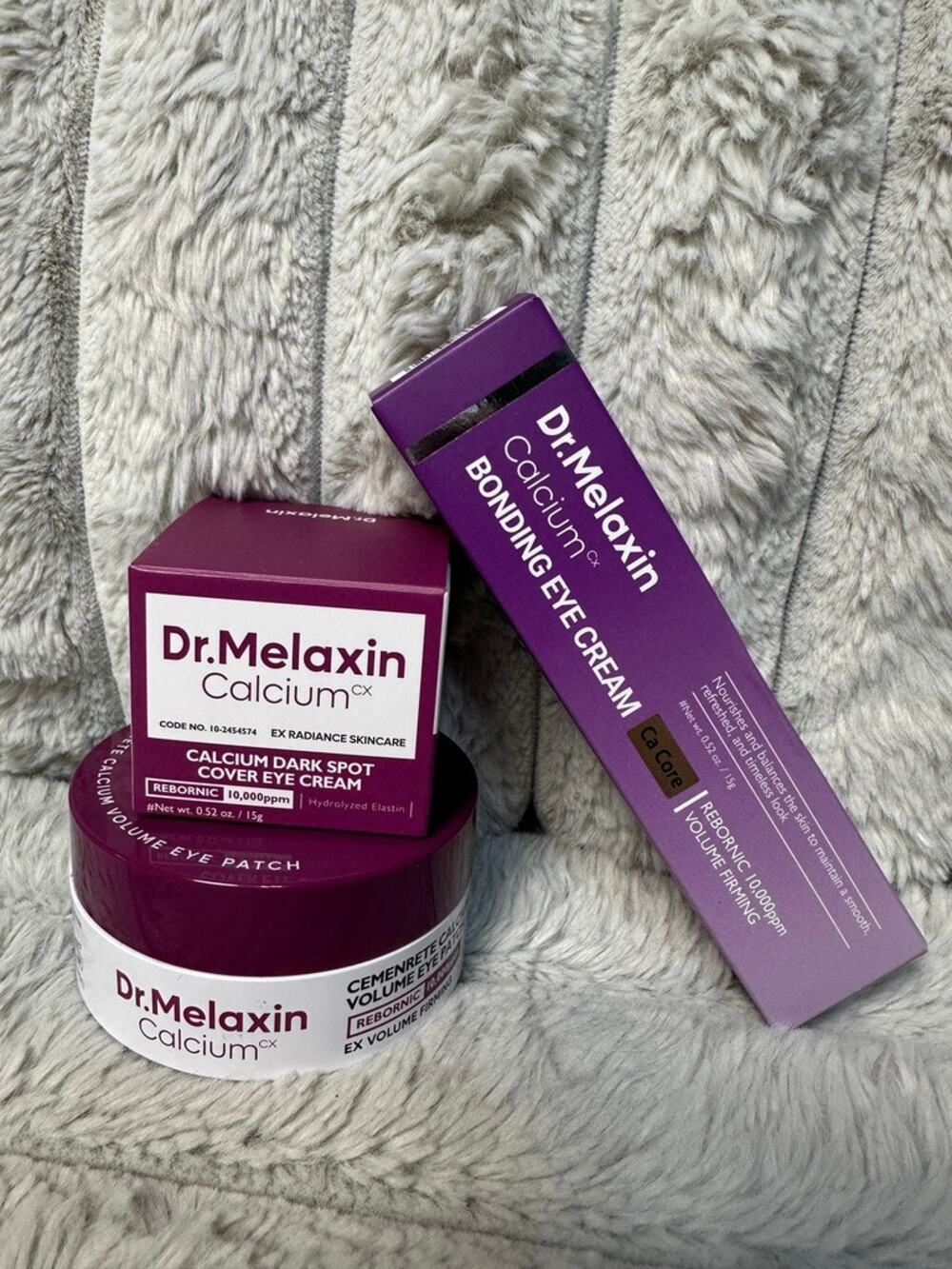 Dr Melaxin Calcium Eye Care 3pc Set Eye Patch Bonding Cream Dark Spot Cream